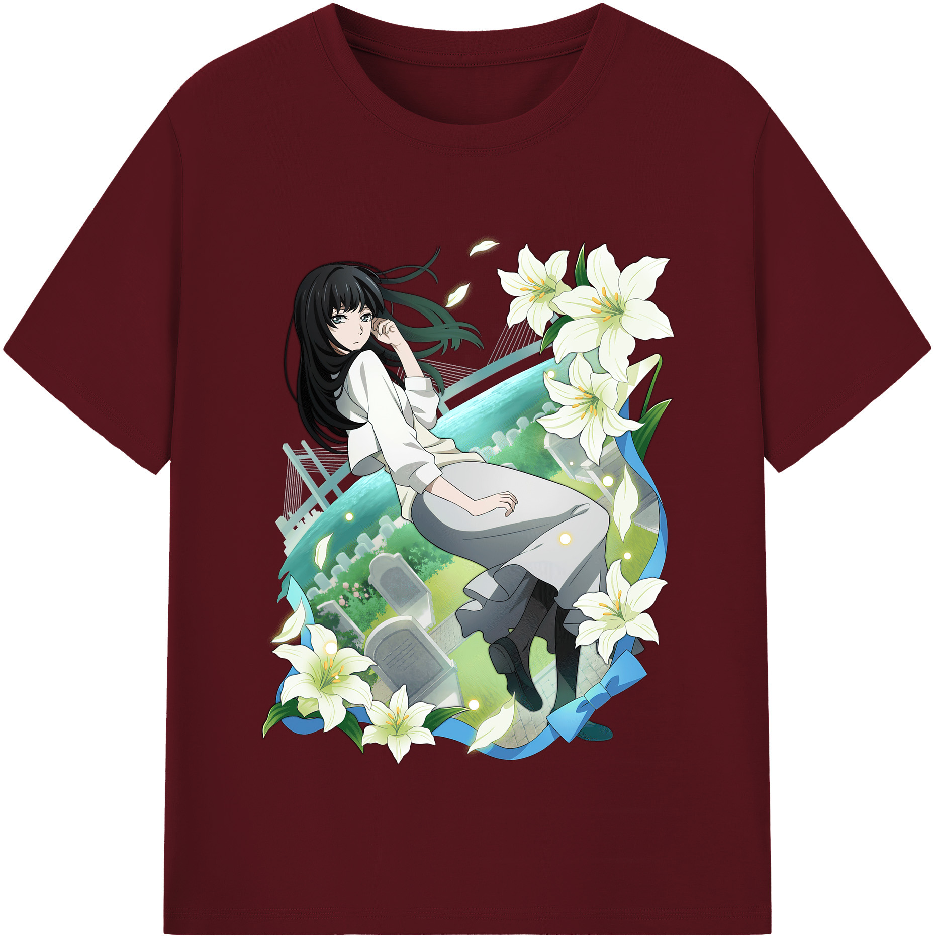 （画像用） 文豪ストレイドッグス Bungo Stray Dogs 綿100％半袖Tシャツ（フロントプリント）